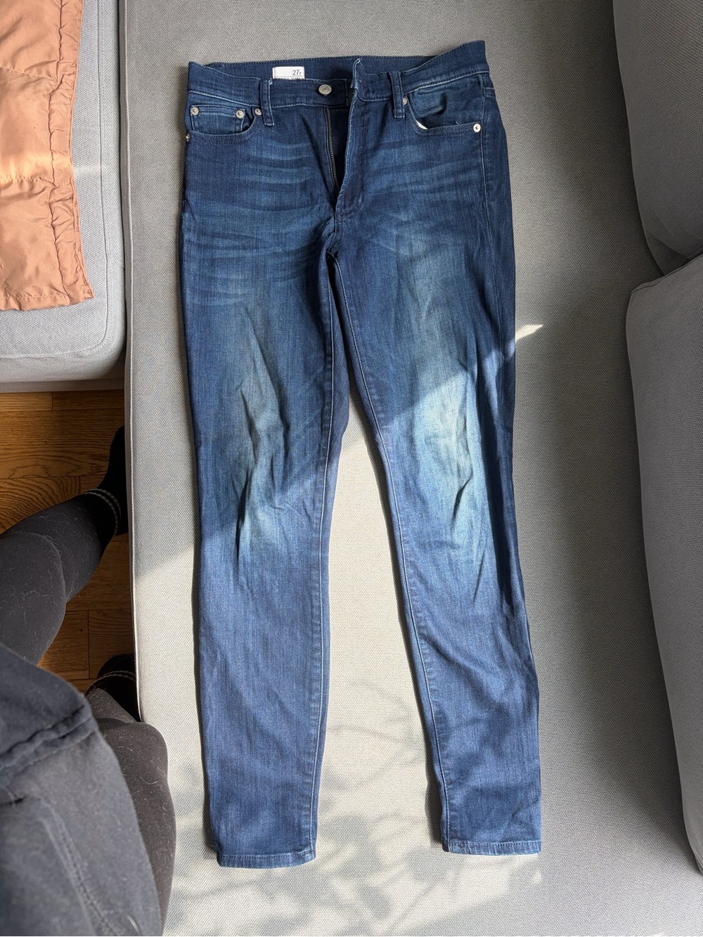 GAP High Rise Skinny Jeans - Dark Blue